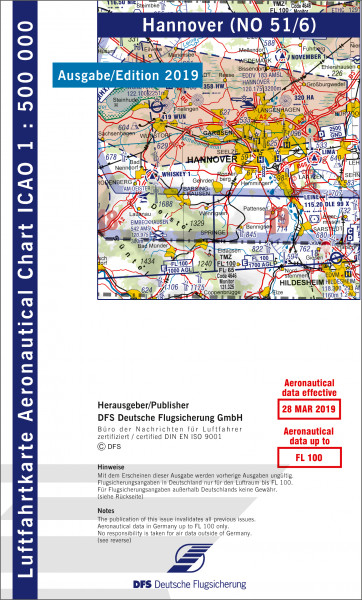 ICAO-Karte Hannover 2023